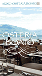 Mobile Screenshot of osteriaboato.ch